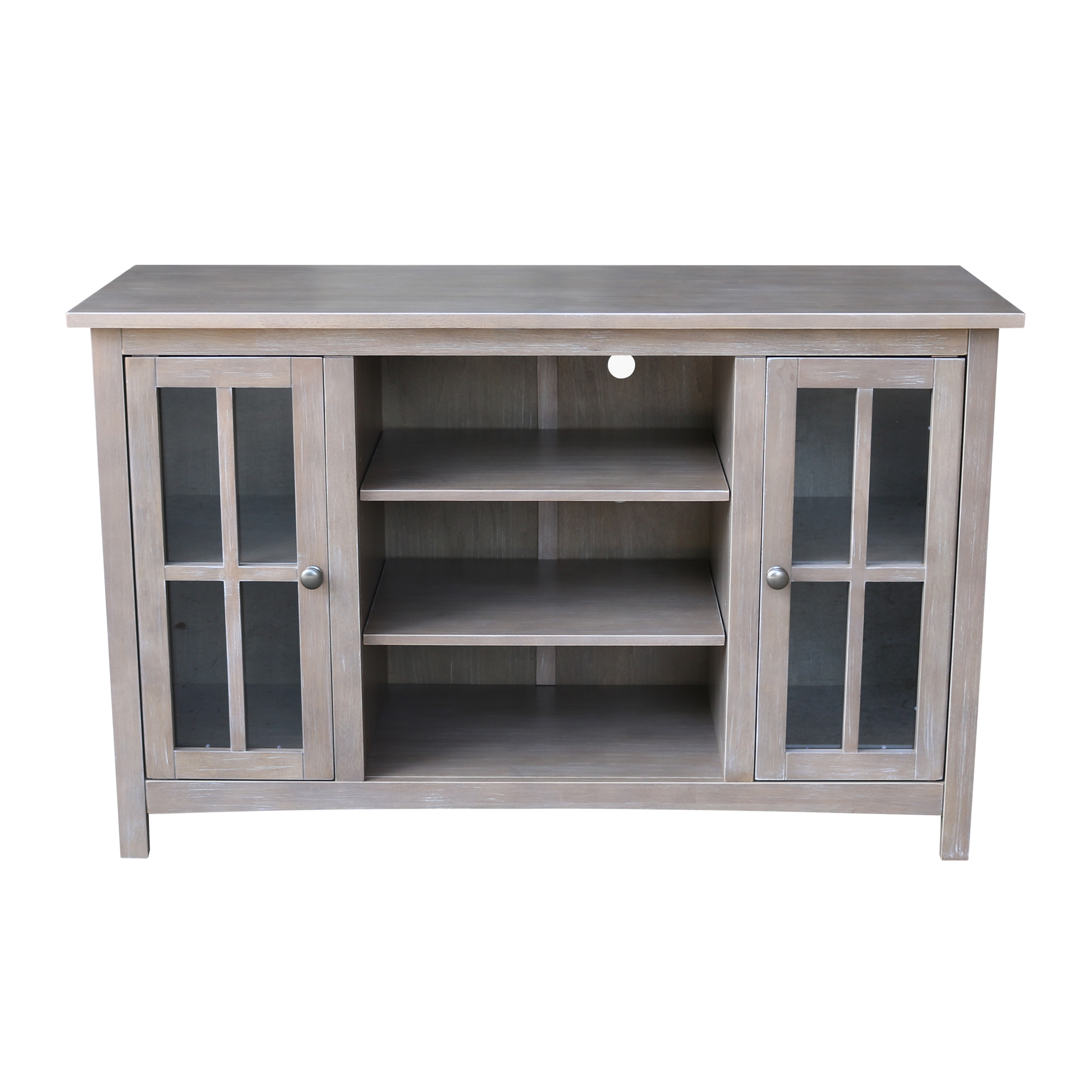 International Concepts EnteRTAinment / TV Stand, with 2 Doors, 48", Washed Gray Taupe TV09-34 - alternate 9